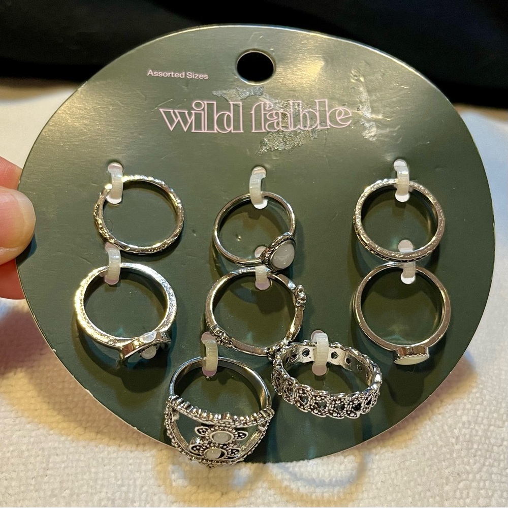 Wild Fable Elegant Silver Ring Collection